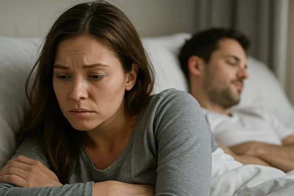 Image illustrant les raisons psychologiques et émotionnelles de rêver de son ex, avec des symboles de rêve et d'amour.