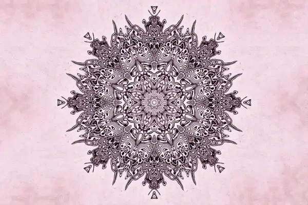 symbole psychédélique issu d'une expérience chamanique